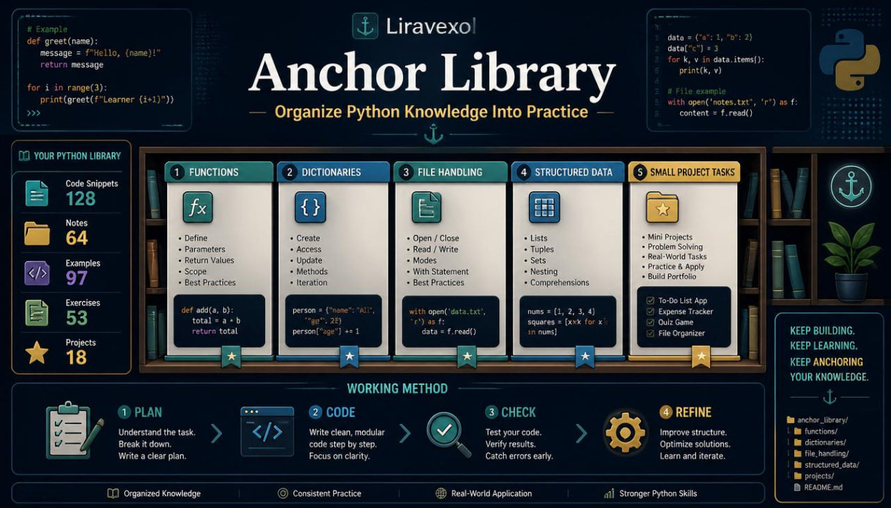 anchor library infographic