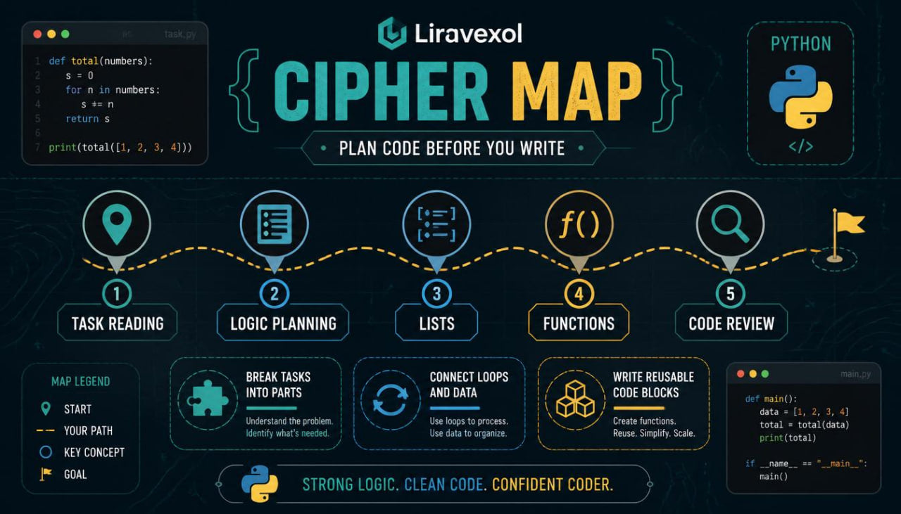 cipher map infographic