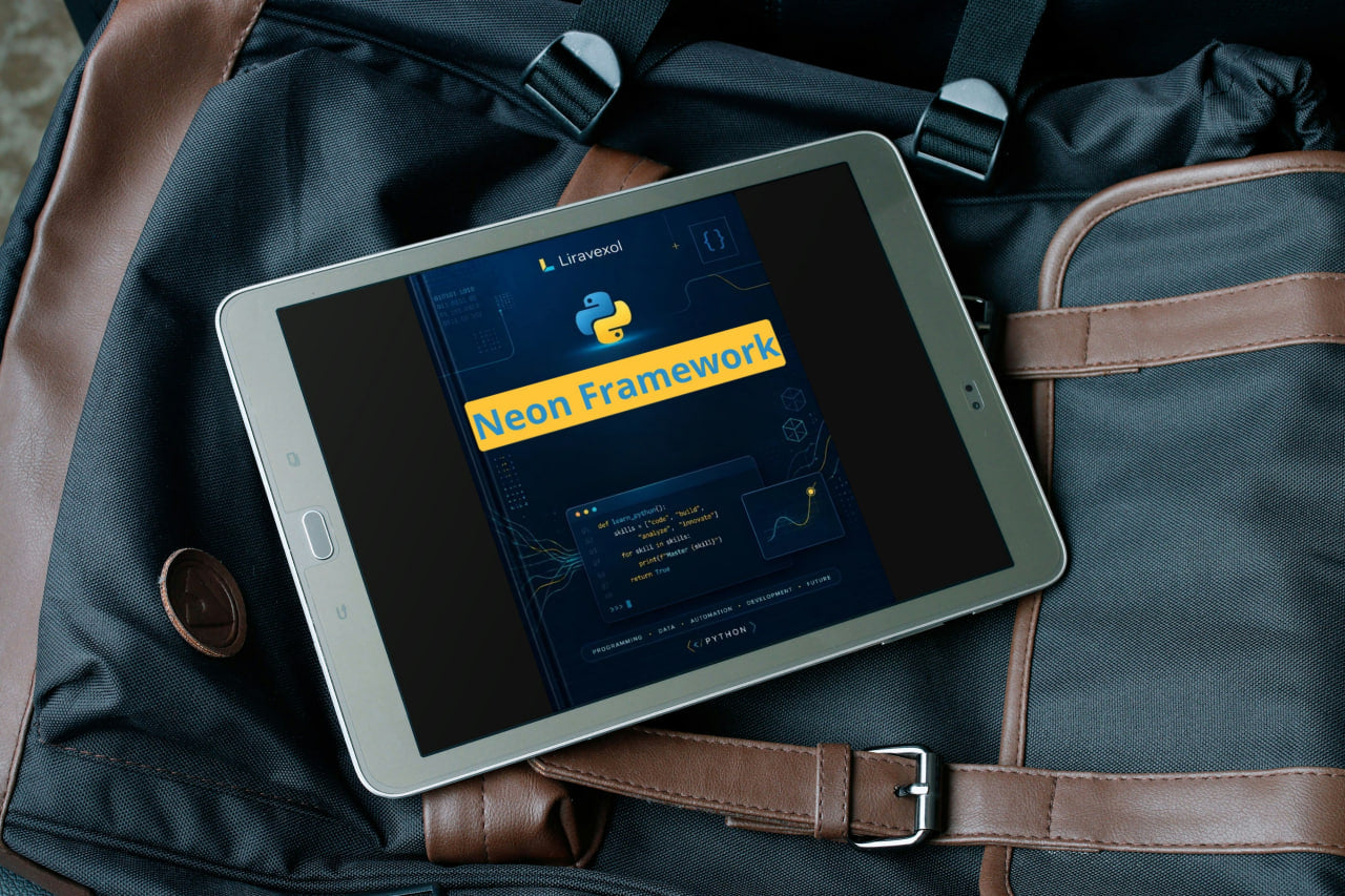 neon framework tablet